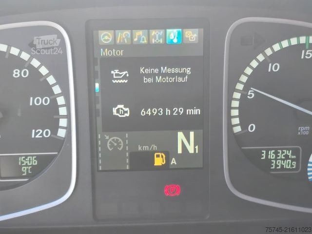 Flatbed truck with tarp MERCEDES-BENZ ATEGO 1427 * ACC * KLIMA * BÄR 1.5T LBW * REMOTE