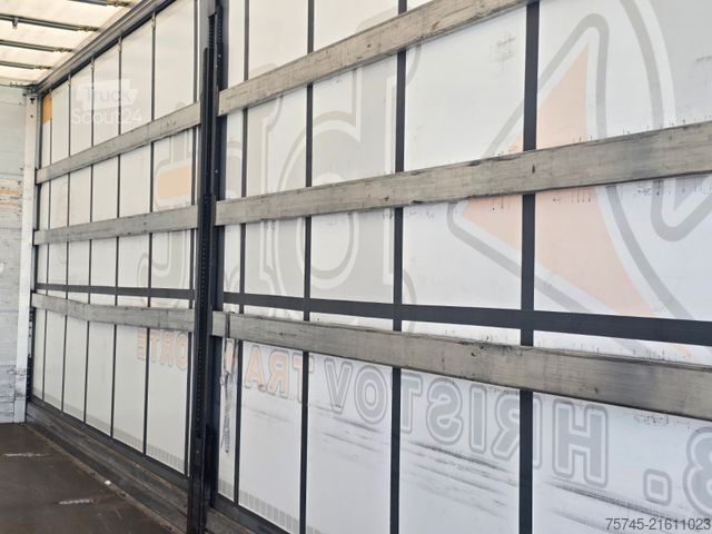 Flatbed truck with tarp MERCEDES-BENZ ATEGO 1427 * ACC * KLIMA * BÄR 1.5T LBW * REMOTE