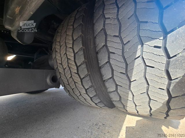 Flatbed truck with tarp MERCEDES-BENZ ATEGO 1427 * ACC * KLIMA * BÄR 1.5T LBW * REMOTE