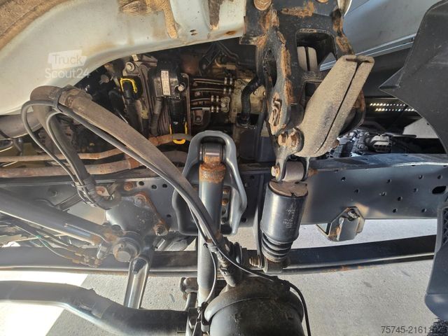 Flatbed truck with tarp MERCEDES-BENZ ATEGO 1427 * ACC * KLIMA * BÄR 1.5T LBW * REMOTE