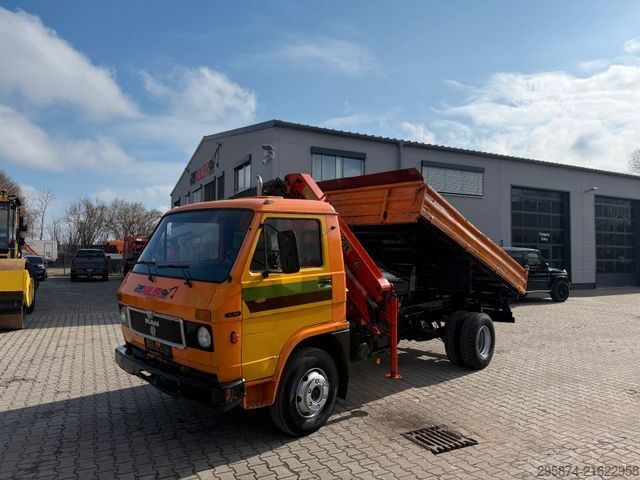 Třístranná sklápěcí dodávka MAN 9.136 3-S.-Kipper + Kran