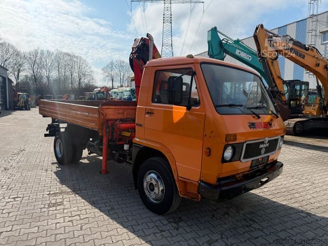 Třístranná sklápěcí dodávka MAN 9.136 3-S.-Kipper + Kran