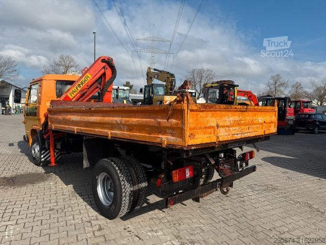 Třístranná sklápěcí dodávka MAN 9.136 3-S.-Kipper + Kran