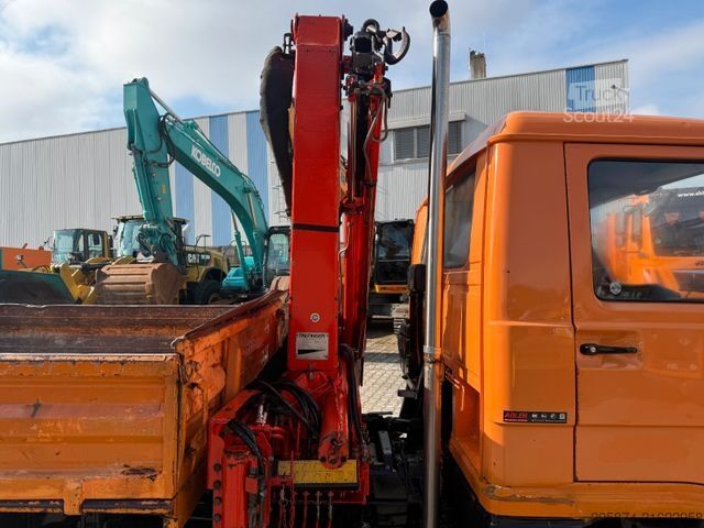 Třístranná sklápěcí dodávka MAN 9.136 3-S.-Kipper + Kran