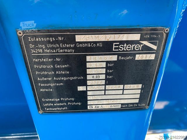 Tanker truck MAN TGS 18.410 Esterer A1+A3*Diesel/BenzinOben/Unten