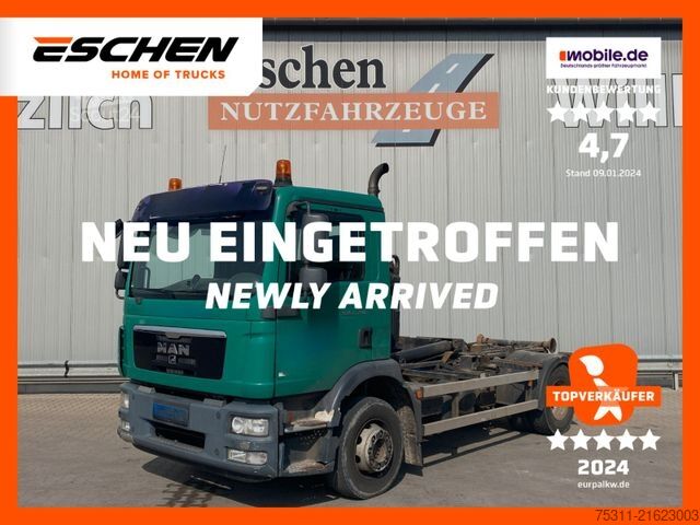 Roll-off tipper truck MAN TGM 12.290 Hyvalift Abrollkipper Bj09*Automatik