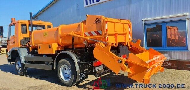 Vacuum tank truck MAN 14.255 4x4 Sinkkasten Kanaleiniger Winterdienst