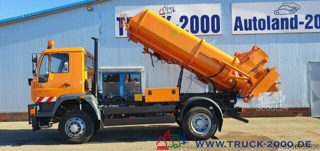 Vacuum tank truck MAN 14.255 4x4 Sinkkasten Kanaleiniger Winterdienst