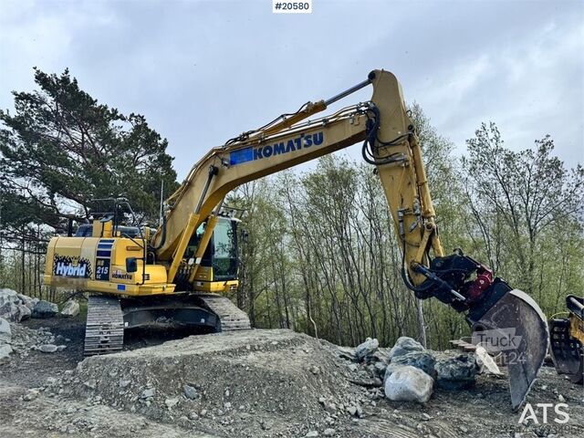 Telakaivukone Komatsu HB215LC-2 Crawler excavator w/ GPS, Rototilt and 2