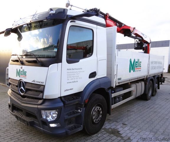 Tovornjak s ploščadjo MERCEDES-BENZ 2646 LL Palfinger PK20.501 L TEC Lenk-Liftachse