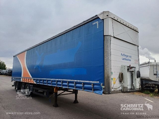 Odprta polprikolica s ponjavo Schmitz Cargobull Curtainsider Standard Staplerhalterung Getränke