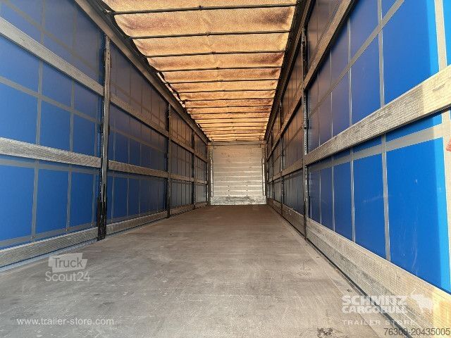 Auflieger mit Pritsche & Plane Schmitz Cargobull Curtainsider Standard Staplerhalterung Getränke