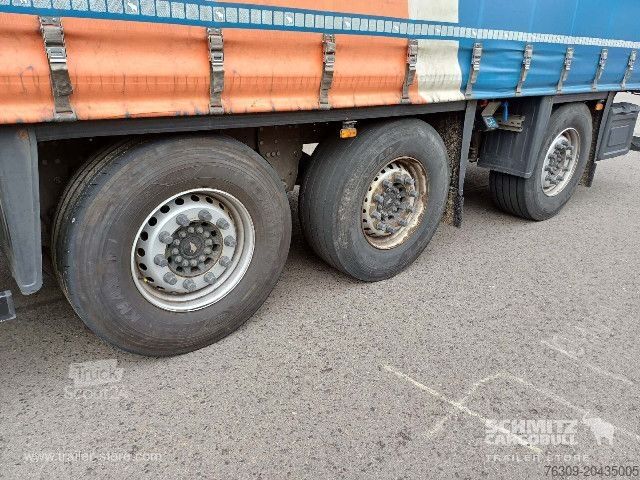 Odprta polprikolica s ponjavo Schmitz Cargobull Curtainsider Standard Staplerhalterung Getränke
