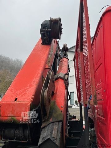 Tovornjak s ploščadjo SCANIA H 93 mit PK 14500 FB & Seilwinde