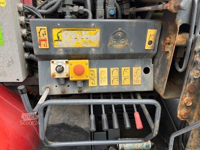 Tovornjak s ploščadjo SCANIA H 93 mit PK 14500 FB & Seilwinde