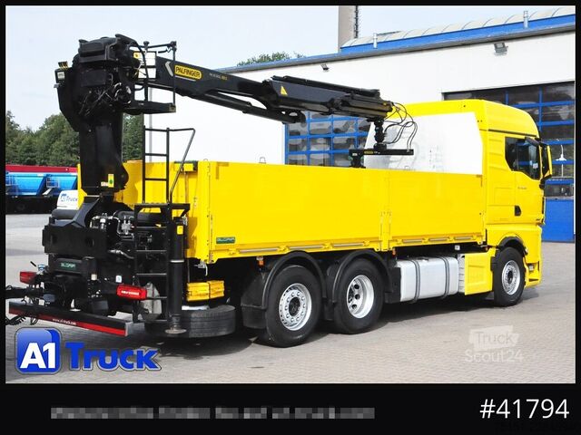 Krautuvas sumontuotas ant sunkvežimio MAN TGX 26.580 LL GM, D38 PK 20.501L Lenkachse,