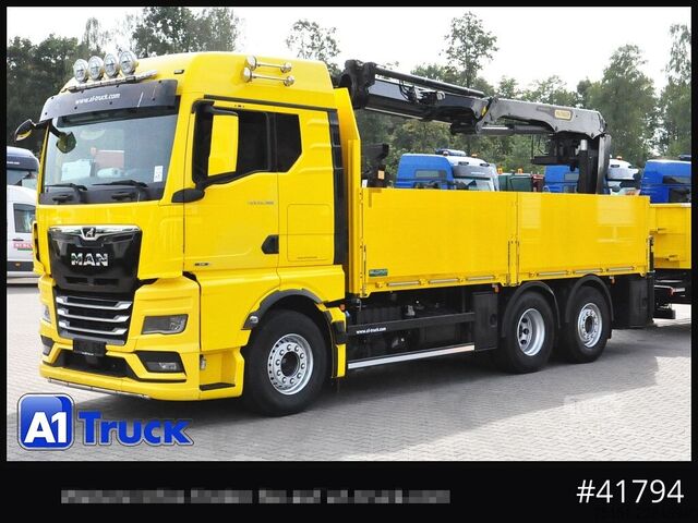 Krautuvas sumontuotas ant sunkvežimio MAN TGX 26.580 LL GM, D38 PK 20.501L Lenkachse,