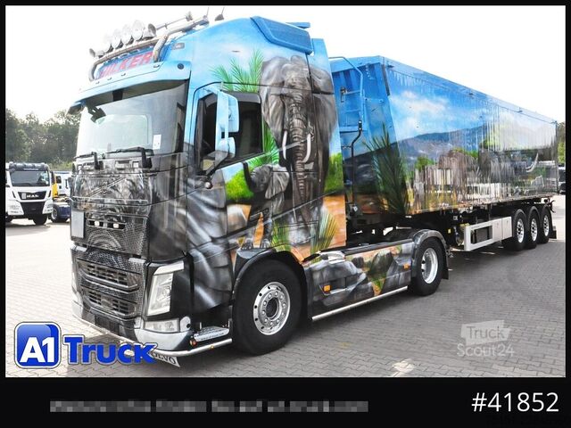 Standard trækkerunit VOLVO FH 500 XL, Hydraulik Navi, Leder, Standklima Airbrush, Show Truck