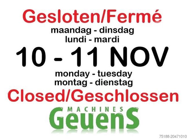 Minirýpadlo  Gesloten/Fermé/ Closed/Geschlossen