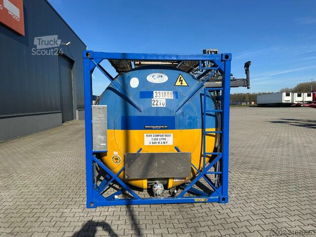 Kontti UBH INTERNATIONAL 20FT ISO 22.500L / 3 comp (3x 7.500L) / IMO-1 /...