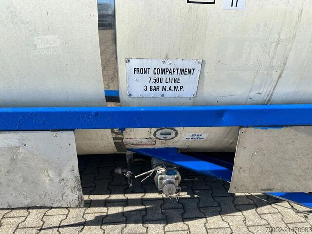 Kontti UBH INTERNATIONAL 20FT ISO 22.500L / 3 comp (3x 7.500L) / IMO-1 /...