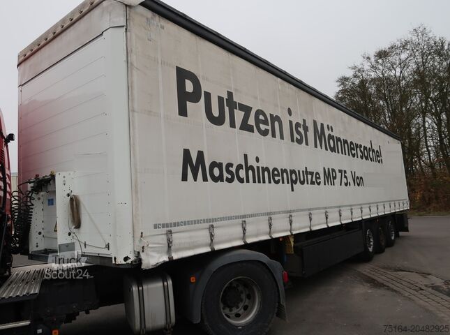 Auflieger mit Pritsche & Plane SCHMITZ SCS 24/L-13.62 EB