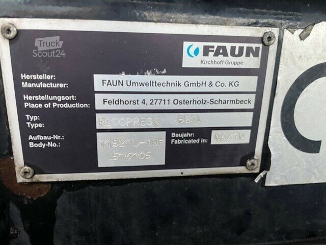 Vuilniswagen Mercedes-Benz 2629 6x2 Econic Faun/Zöller