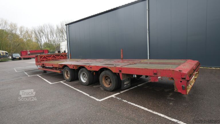 Polovični polnilnik z nizkim nakladanjem Nooteboom 3 axle semi low loader extendable