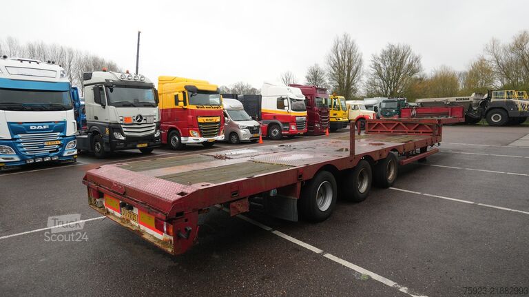 Polovični polnilnik z nizkim nakladanjem Nooteboom 3 axle semi low loader extendable