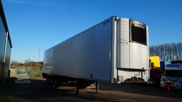 Transport réfrigéré/congélé LAMBERET 3 Axle frigo trailer Carrier Vector 1950 Bi-Temp