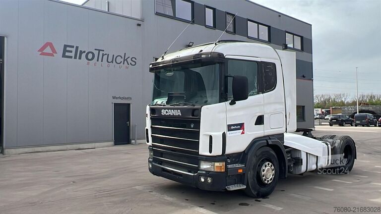 Standaard trekker Scania 124 - 400 (PTO / MANUAL PUMP / POMPE MANUELLE /...