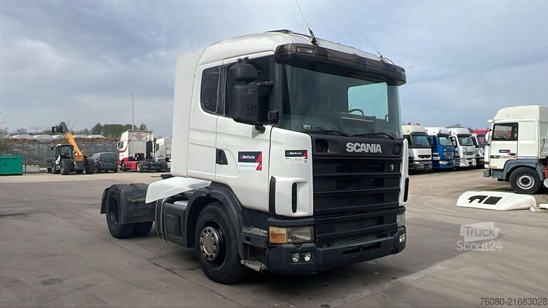 Standaard trekker Scania 124 - 400 (PTO / MANUAL PUMP / POMPE MANUELLE /...