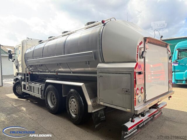 Cisterna Scania R490 RVS tank, Euro 6, Stuuras, Retarder