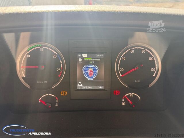 Cisterna Scania R490 RVS tank, Euro 6, Stuuras, Retarder