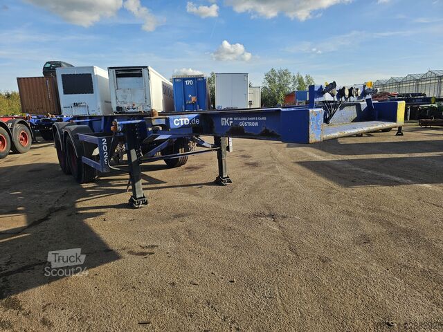 Transporte de contenedores MKF METALLBAU CS 20 / STEEL SUSPENSION/ ROR DRUM.