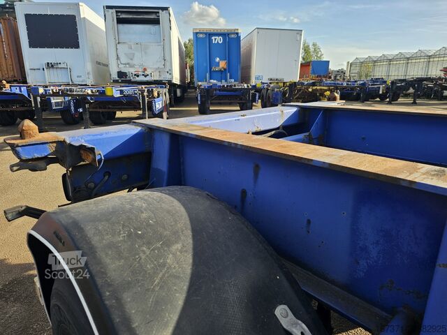 Transporte de contenedores MKF METALLBAU CS 20 / STEEL SUSPENSION/ ROR DRUM.