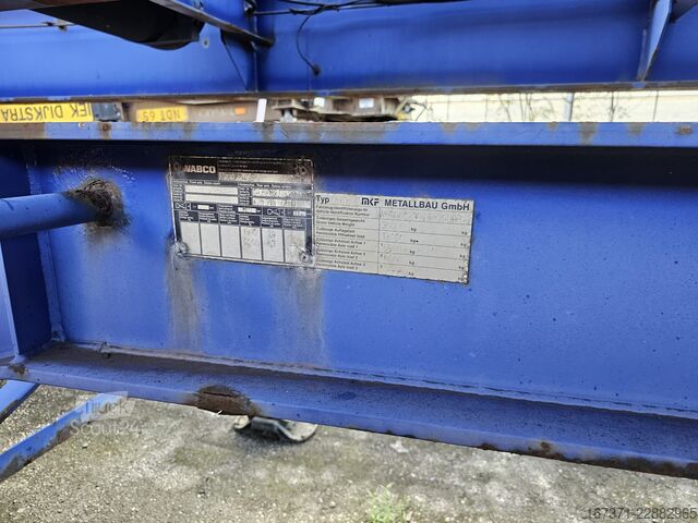 Konttikuljetukset MKF METALLBAU CS 20 / STEEL SUSPENSION/ ROR DRUM.