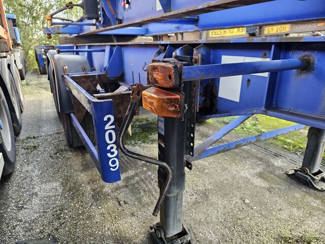 Konttikuljetukset MKF METALLBAU CS 20 / STEEL SUSPENSION/ ROR DRUM.