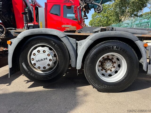 Sistema a braccio con gancio MAN TGS 26.360 6x2 HOOKLIFT + CRANE TEREX ATLAS TLC...