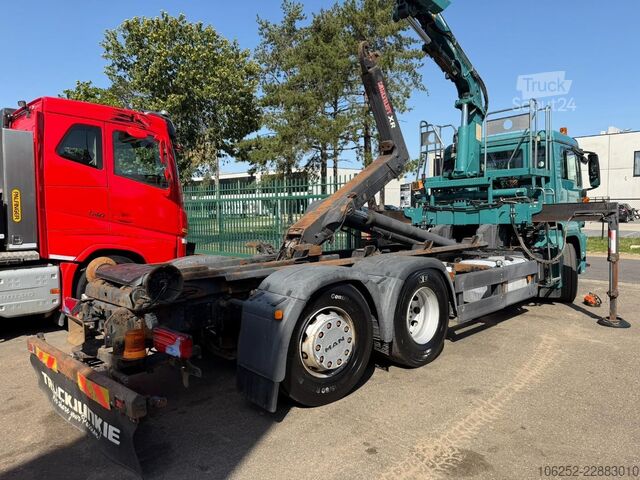 Sistema a braccio con gancio MAN TGS 26.360 6x2 HOOKLIFT + CRANE TEREX ATLAS TLC...