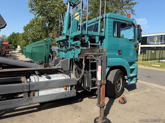 Sistema a braccio con gancio MAN TGS 26.360 6x2 HOOKLIFT + CRANE TEREX ATLAS TLC...
