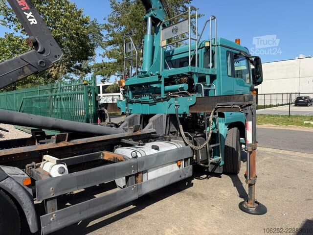 Sistema a braccio con gancio MAN TGS 26.360 6x2 HOOKLIFT + CRANE TEREX ATLAS TLC...