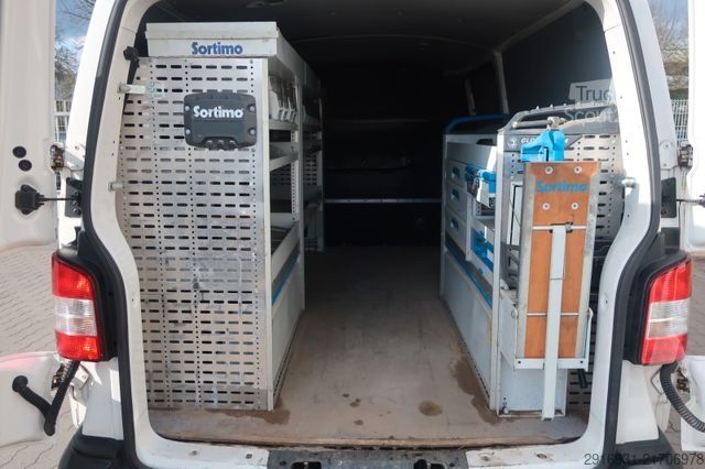 شاحنة بانل VW T5 Transporter Kasten lang/Klima/AHK/Nr. 55