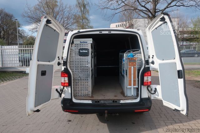 شاحنة بانل VW T5 Transporter Kasten lang/Klima/AHK/Nr. 55
