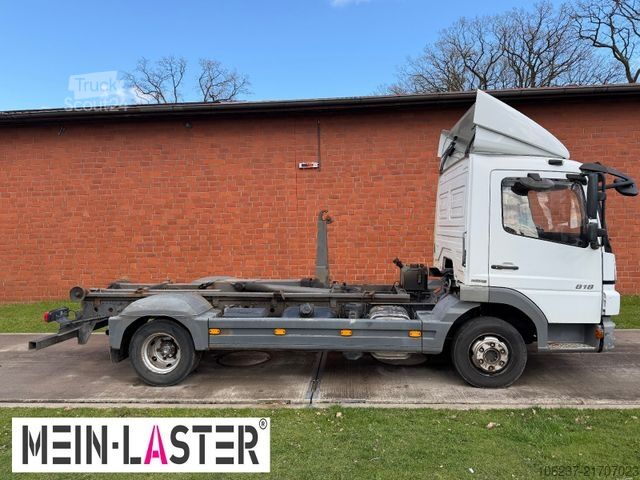 Tippbil skåpbil MERCEDES-BENZ Atego 818 Abroller City Container