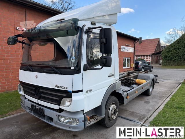 Tippbil skåpbil MERCEDES-BENZ Atego 818 Abroller City Container