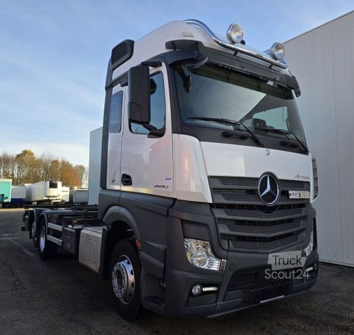 Wissellaadbak vrachtwagen MERCEDES-BENZ 2540 L Actros 6x2 Fahrschule 5-Sitzer Liftachse
