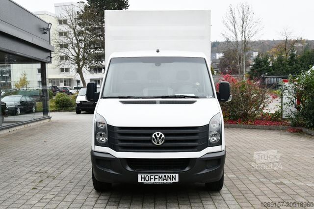 Curtain sider van VOLKSWAGEN Crafter Pritsche Plane 35 mittel L2 Kamera Klima