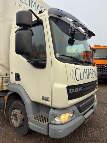 Camion cu platformă și prelată DAF FA LF 45.220 PRITSCHE PLANE+LBW*2013*1HAND*EURO5
