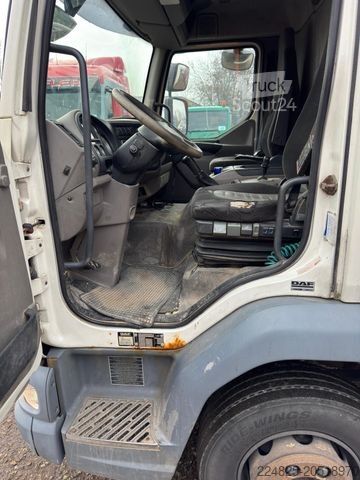 Tenteli düz yataklı kamyon DAF FA LF 45.220 PRITSCHE PLANE+LBW*2013*1HAND*EURO5